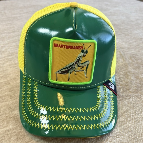 Goorin Bros The Farm Trucker Hat Limited Edition Heartbreaker Love Taker Mantis - Picture 1 of 7